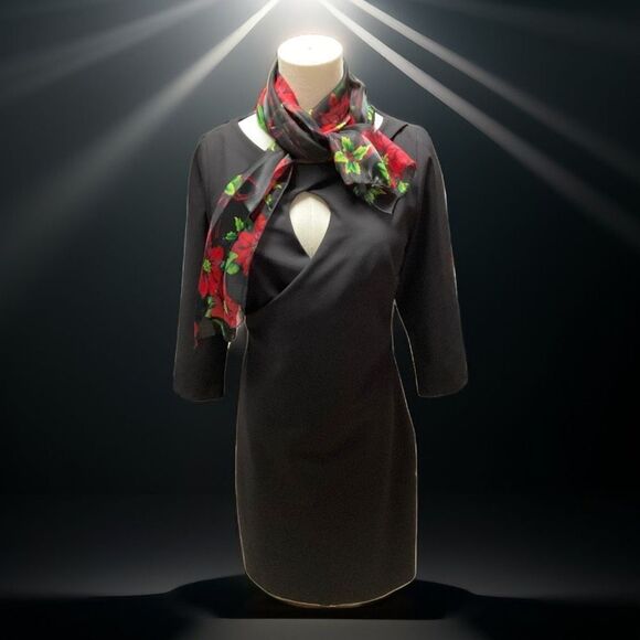 ALEXIA ADMOR Key Hole Black Dress - Picture 10 of 10